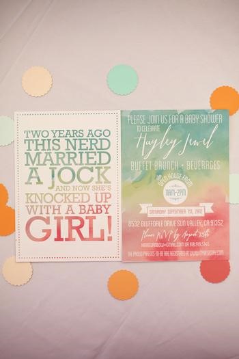 watercolor baby shower invitations image