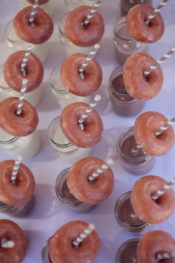 watercolor baby shower desserts banner