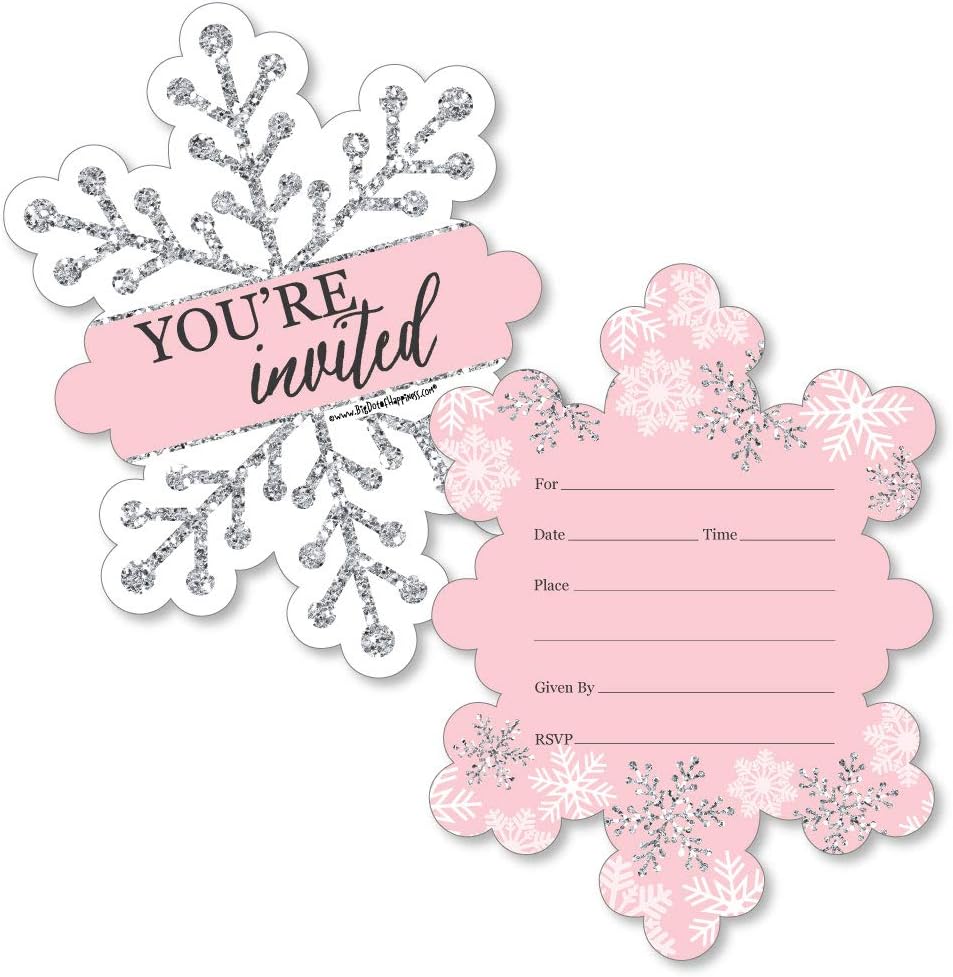 winter baby shower invitations