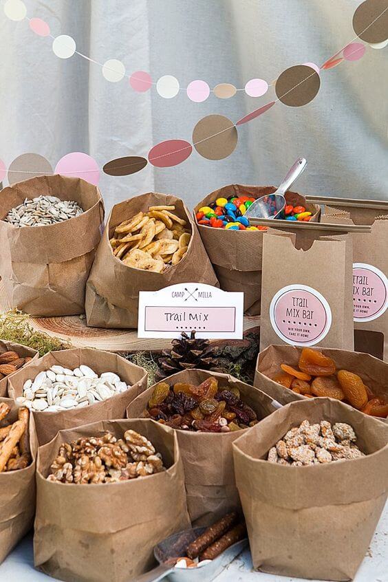 image of Woodland Baby Shower Snack Idea