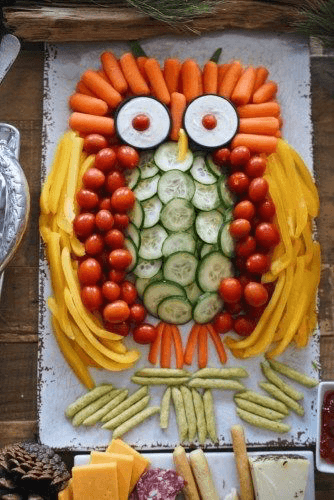 owl themed baby shower food