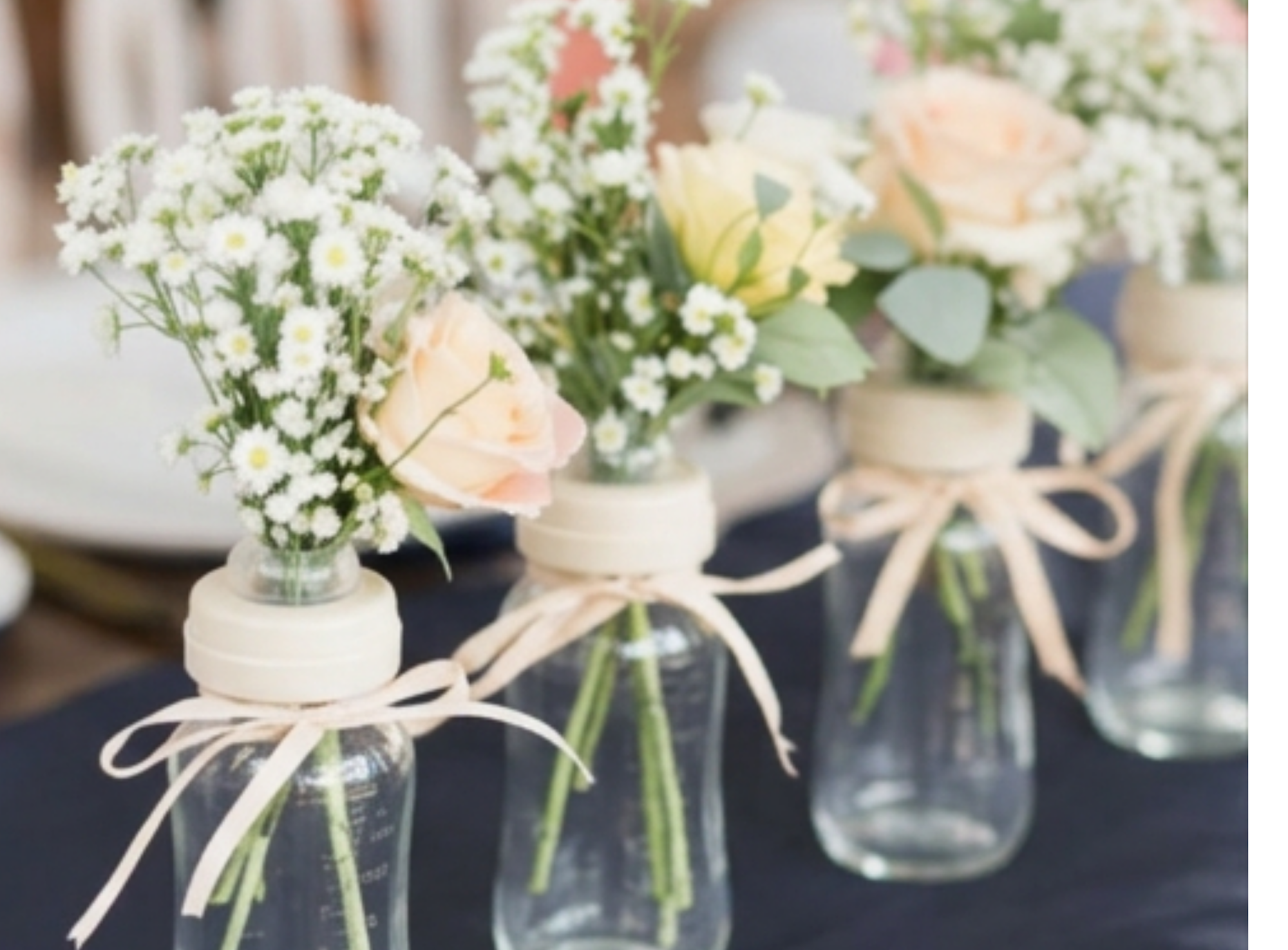 popular babies breath baby shower centerpiece ideas