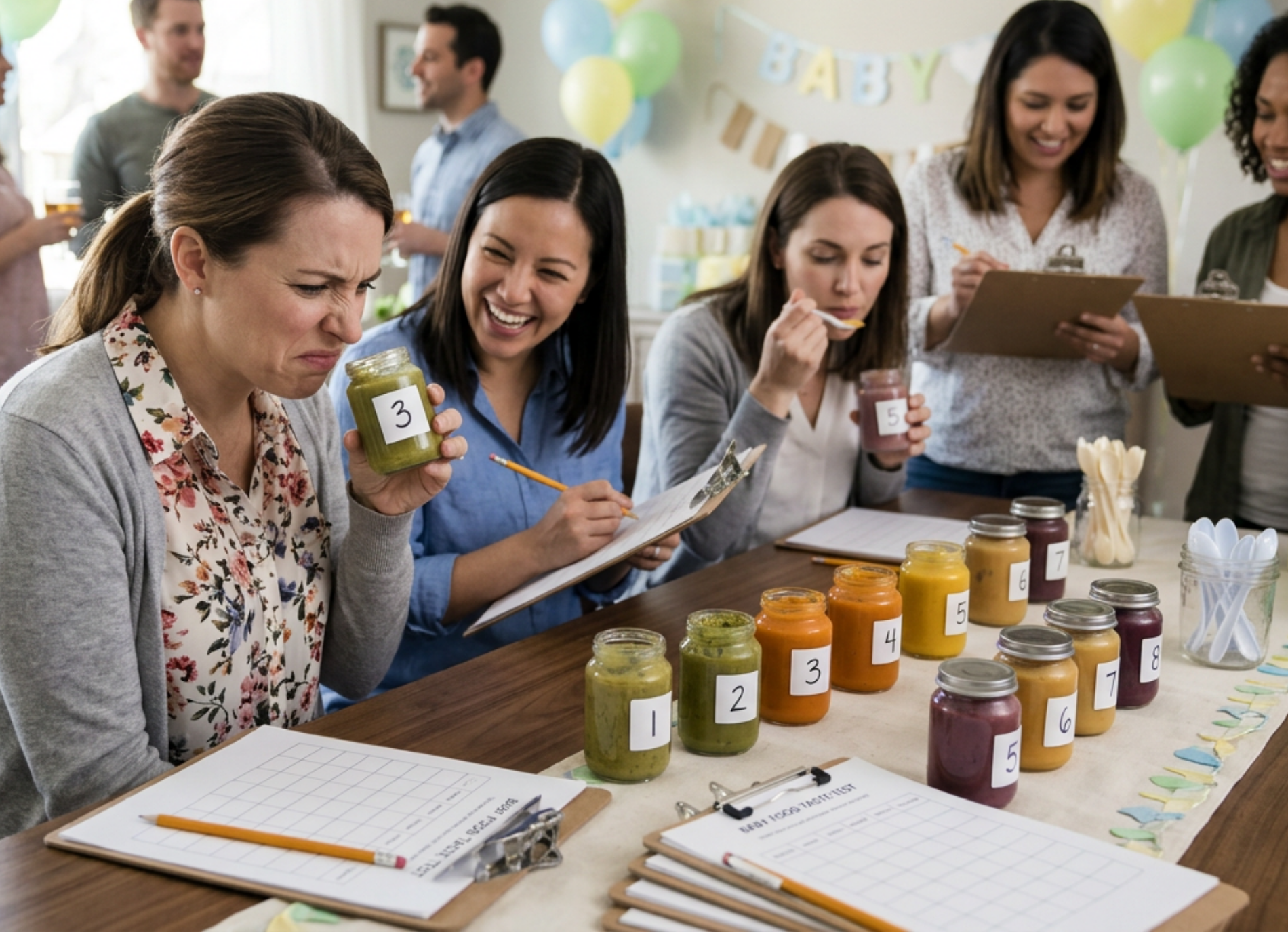 Baby Food Taste Test Baby Shower Game