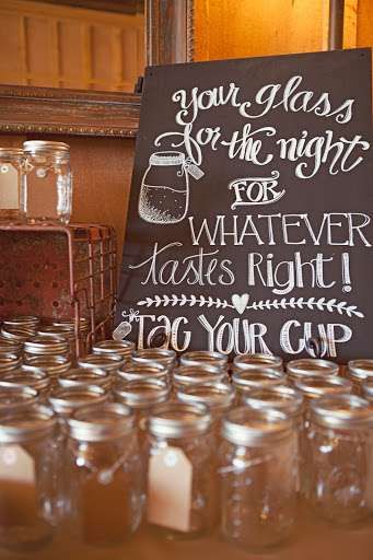 baby shower punch glasses idea