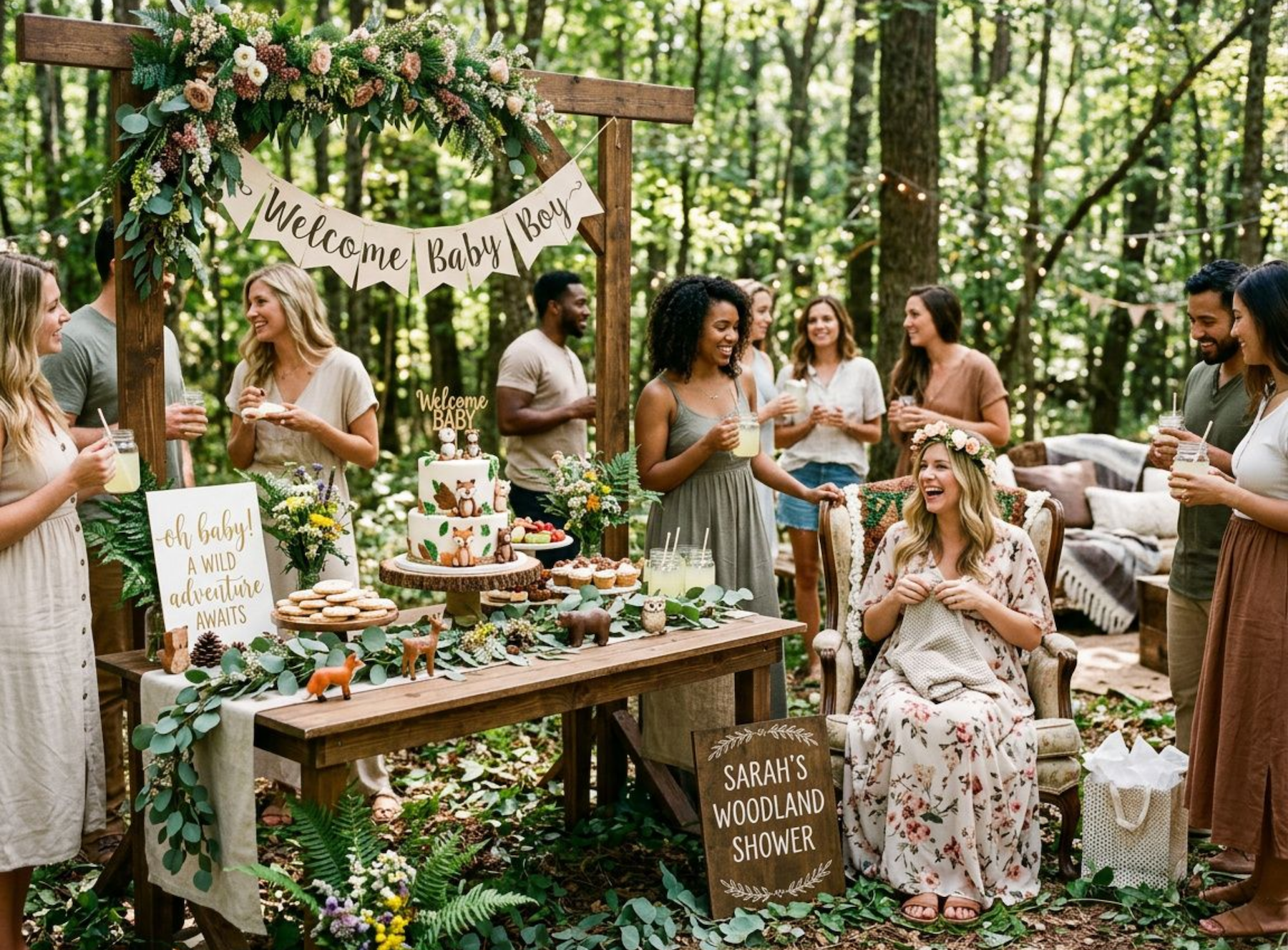 woodland baby shower ideas - welcome to cutest baby showers