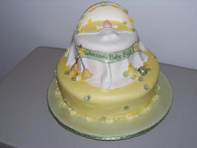 yellow baby bassinet cake picture of a yellow baby bassinet cake